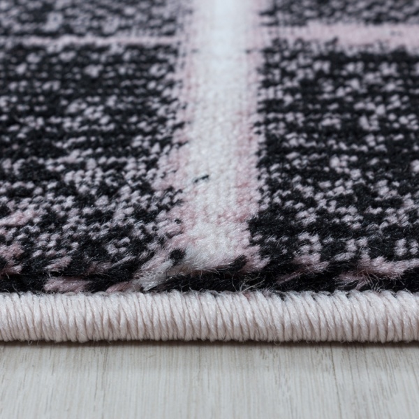 Costa Designer Pink Rug